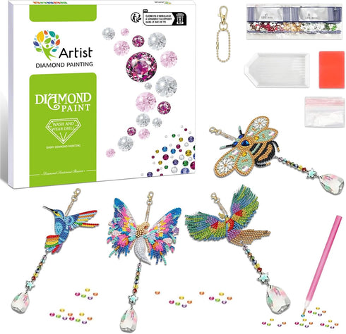 GOOTXUSK 8-12, 8 9 10 11 12 8-12,Teenager Art and Crafts for Kids Girls Ages Year Old Girl Birthday Gifts,Gem Art
