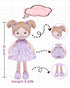 (12''), 1 LeyaDoll Soft Baby Doll Toys My First Baby Rag Doll for Year-Old Girl Birthday Gift, Leya Doll Christmas