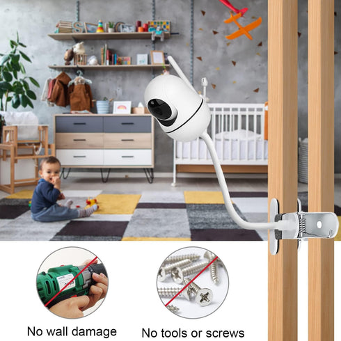 Baby Monitor Mount 15.7 inches Compatible with HelloBaby HB6550/HB65/HB6550 pro/HB66/HB248, ANMEATE SM935E