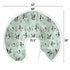Vintage Mallard Ducks Baby Nursing Pillow Covers for Boy Girl Hunting Duck Green Leaves Nursing Slipcovers