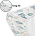 KuphiL10C 2 Pack Mattress-28x52 Watercolor Ocean Animals Whale Sea Turtle Starfish Pattern Baby Sheets for Crib, Unisex