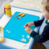 Silicone Kids Placemats, Non-Slip Silicon Placemats for Toddlers, Kids Portable Dining Table Placemat, 2 Pack,