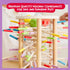 Nene Toys BALLFALL 4-in-1 Montessori Game with Colorful Sticks, Dice & Cards for Kids 3+ Years - Educational Wooden