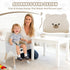Zenvory 3 1 Baby High Chair in High Chairs for Babies and Toddlers Bear Toddler Chair Adjustable Height Highchair