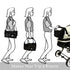 TOPDesign Universal Baby Stroller Organizer, Stroller Caddy with Detachable Mesh Bag & Heightened Insulated Cup Holders