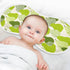 decor gift 4 Pack 22x11in Cotton Muslin Burp Cloth Breathable Cartoon Green Pear Fruit Baby spit up Rags for Unisex