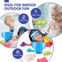 Beach Toys for Toddlers 1-3, Sand Toys Set with Baby Bucket, Rake, Shovel for Outdoor Play, Travel Toys for 1 Year Old