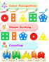 Montessori Toys for 1-3 Years Old Boys Girls, Wooden Sensory Toys for Ages 2-4, Toddler Learning Activities