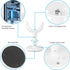 Didalo Flex Multi-Stand for Nanit Pro Baby Monitor,Prevent Nanit Pro Cam from Falling Off, Wall-mountable or Tabletop
