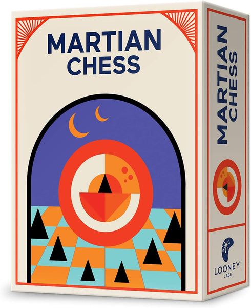 Looney Labs Martian Chess Game - Best Family Strategy Board Game for Game Night, 2 Player Chess-Style Game for Ages 8+