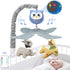 Baby Crib Mobile with Music and Lights for Boys Musical Mobile Animals for Crib Bassinet Girls Toys Hanging Portable