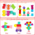 2 3 4 Vinlon Montessori Toys for Toddlers Years Old -Princess Unicorn Fairy Mermaid Shapes Sorting Stacking Vivid