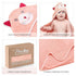 MINIBOO Hooded Baby Towels for Newborn & Toddler - Super Soft Baby Bath Towels with Hood, Highly Absorbent Viscose Made