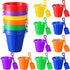Sratte 30 Sets 4.7" Sand Buckets and Shovels Bulk Summer Beach Bucket