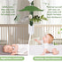 3-Mode Dinosaur Crib Mobile Grey and Green Dino Baby Crib Mobile with Music Box, Jurassic Dreams Baby Mobile for Boys