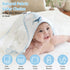 3 3 Mooreeke Baby Towel with Hood for Boys Blue Ocean Bath Towel for Babies Ultra Soft Absorbent PCS Baby Towels