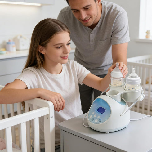 Generic Counter Breast Pump Bottle Holder - Breast Pumping Parts | Pumping Tube Organizer - for Mothers Parents