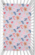 52'' 28'' Christmas Crib Sheet, Fitted Crib Sheet with Christmas Tree, Cane, Gingerbread Man, Measuring x to fit