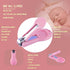 VZAYQUPXY (10 1) Baby Grooming Kit, Baby Essentials for Newborns, Portable Baby Care Kit, Contains Baby Nail Clippers