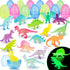 36 Pack Easter Eggs Filled with Glow in The Dark Dinosaur Toys,
