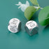 2 PCS Food Dice Game Anniversary Steel Gifts for Couple Wife Husband Food Decision Dinner Dice for Couple Fathers Day