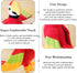 7.9" Parrot Stuffed Animal Plush Cute Small Bird Toy Gifts for Boys and Girls, Red
