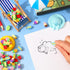 150Pcs JUNEBRUSHS Ice Cream Mini Erasers for Bulk, Cute Fruit Shaped Pencil Erasers for School Classroom Prizes