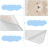 EtherSpher 28" 52" Cartoon Cute Brown Teddy Bear Cooling Baby Mattress Pads x Washable Pads for Kids for Kids, Adult