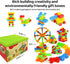 LOGBAY 2025 177 3+, Set 2board+177psc (177psc+1board Latest PCS Large Building Blocks for Toddlers Ages Big Bricks