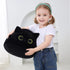 16'', WeBingo Black Cat Plush Toy Giant Cat Stuffed Animal Plushies Pillow for Girl Boy Kid Adult, Large Big Soft Gift
