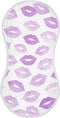 decor gift Cotton Newborns Burp Cloths Soft Touch Lilac Kisses Light Purple Lipstick Baby