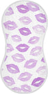 decor gift Cotton Newborns Burp Cloths Soft Touch Lilac Kisses Light Purple Lipstick Baby
