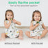 Baby Bib for Eating – Waterproof Mess-Proof Wearable Bib Apron