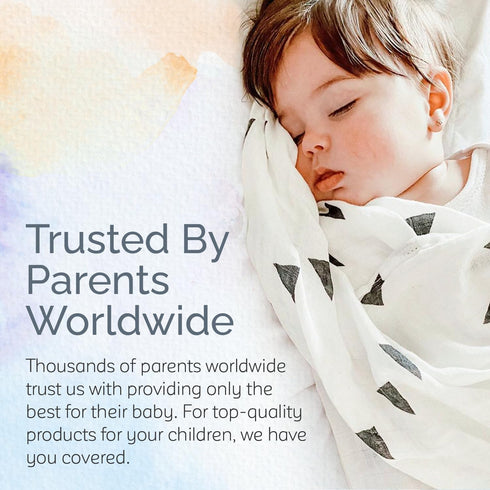 4-Pack KiddyCare Baby Muslin Swaddle Nursery Blanket for Newborns | Bab Blankets for Boys/girls | Baby Cotton Blanket