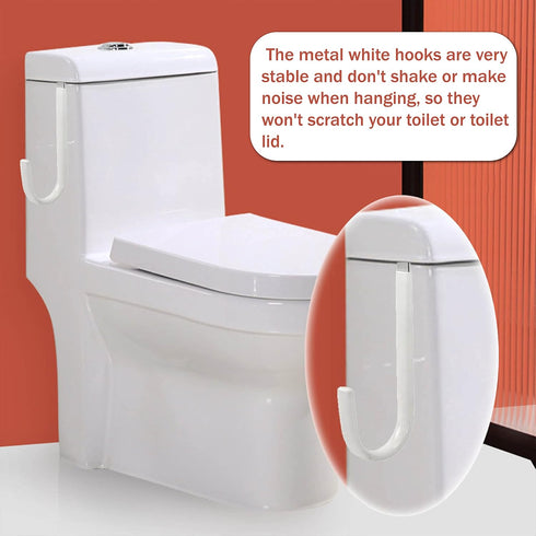 joaoxoko Hook2pcs Potty Seat Multifunctional Potty Hook for Kids Towel Organizer Heavy Duty Organizer HooksZ Shaped