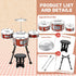 Set Set 3-5 3 3 4 5 Kids Drum Music Toy Drum for Toddlers Ages Jazz Drums Kit with Stool, Drums Percussion Musical