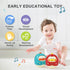 Tummy 3-12 Musical Wobbler Toy, Tinabless Roly Poly Baby Toys, Dinosaur-Duck Time Toy | Tumbler Wobbler Toys