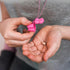 KH866 60 Pcs Tooth Necklaces for Lost Teeth Tooth Holder Necklaces with Container Case, Milk Tooth Saver Storage Box