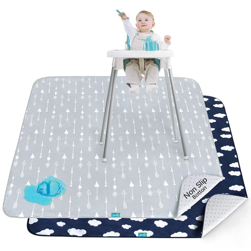 Splat Mat 2 Pack for Under High Chair & Arts & Crafts