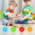 First Jumbo Knob Wooden Shape Puzzles for Toddlers 1-3, Montessori Peg Shapes Puzzle Sorter Board