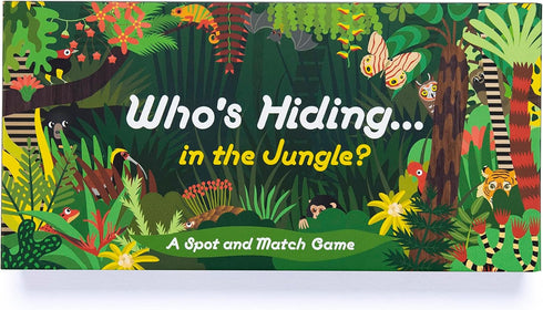 Laurence King Who's Hiding in The Jungle? A Spot and Match Game
