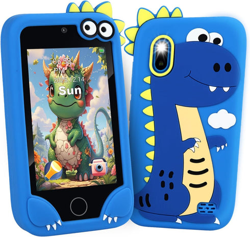 Kids Cell Phone Toy, Educational Learning Smart Phone for Toddlers Ages 3-10