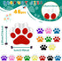 48 Pcs Paw Erasers, 8 Colors, Dog Birthday Party Favors, Cat Party Gifts, Welcome Back to School Supplies