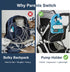 semihacker Feeding Pump Holder for Infinity Pump, Visualization Feeding Tube Holder, Lightweight Hanging G-Tube Breast
