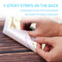 40 Pack 12" 18" 3 Babebay Disposable Placemats for Baby, Sticky Toddler Placemat for Restaurants, Dining Table, Party