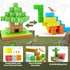 Magnetic Blocks-Build Mine Magnet World Edition, STEM Montessori Sensory Toys for Boys & Girls Age 3+, Fidget Cubes