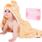 Baby Hooded Towel with Unique Animal Design - Ultra Soft Thick Cotton Bath Towel for Newborn (Chick)