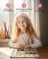 GAMENOTE Magnetic Color and Number Maze - Montessori Fine Motor Skills Toys for Boys Girls 3-5 Years Old, Learning