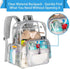Backpack, Backpack Backpack Mancro Diaper Bag Clear Baby Bag Heavy Duty Transparent for Girls Boys, Multifunction Large