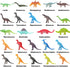 168 Pcs Mini Dinosaur Figure Toys, Realistic Plastic Dinosaur Set for Kids, Educational Learning Party Supplies